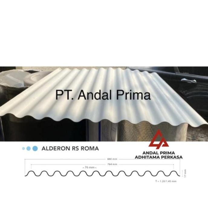 Atap Alderon Single Layer - Upvc Alderon RS 2012