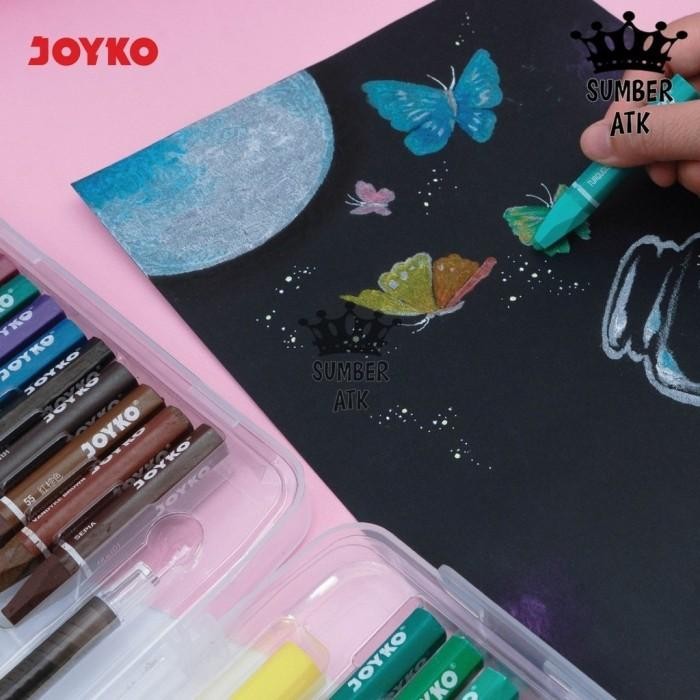 

Crayon Krayon Minyak Oil Pastel Joyko Op-100S 100 Warna