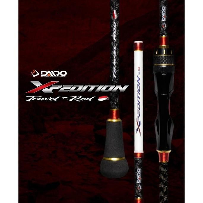Rod / Joran Pancing Daido TRAVEL XPEDITION CARBON 198CM 6LB 10LB
