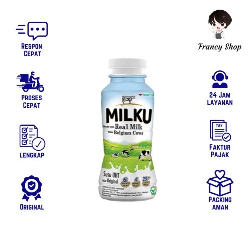 

Milku Susu UHT Premium Original 200 ml