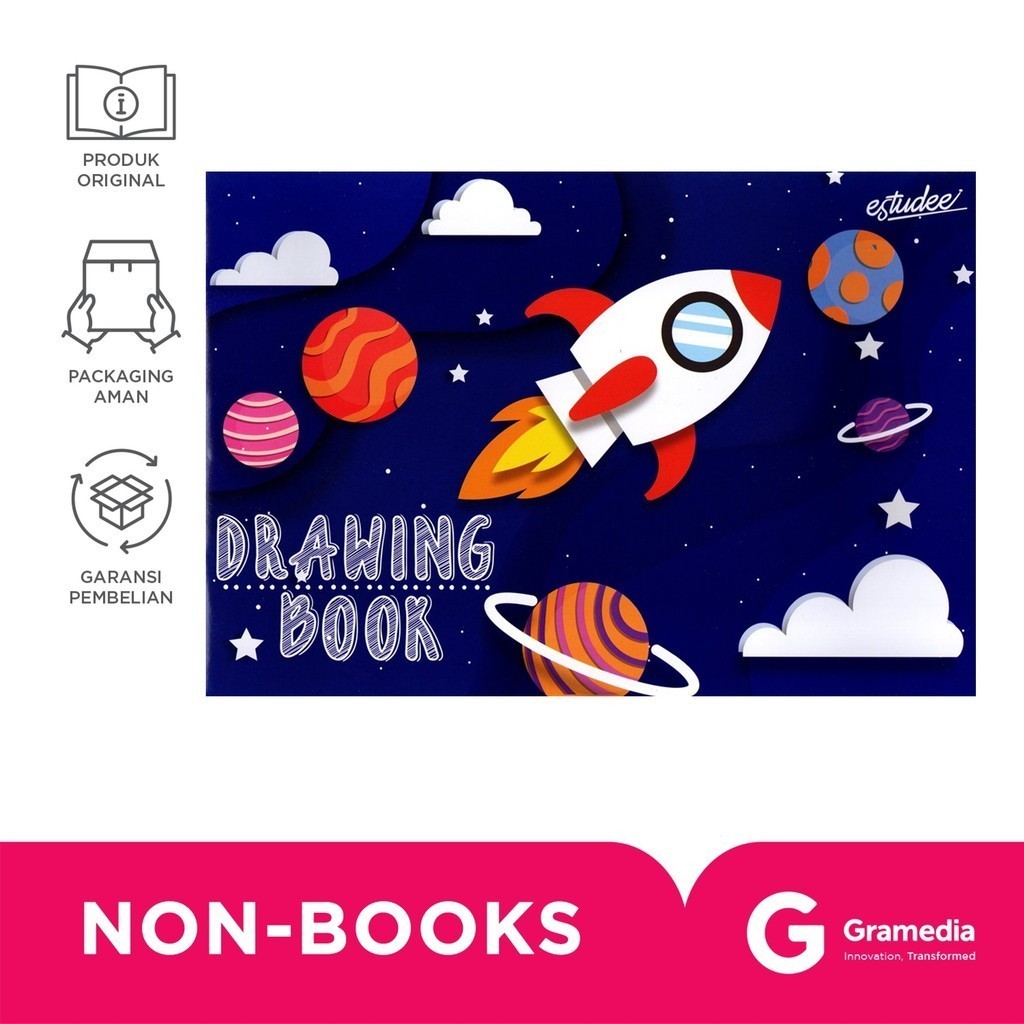 

Estudee Drawing Book A4 J Rocket