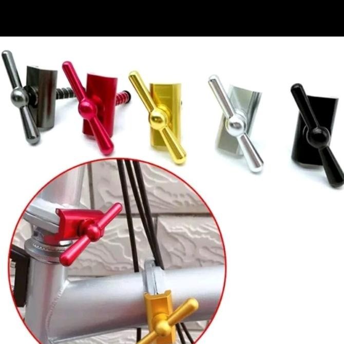 Hinge Clamp Kunci Lipatan Frame Sepeda Lipat Pikes 3Sixty Magnet Gold Original Dan Terpercaya