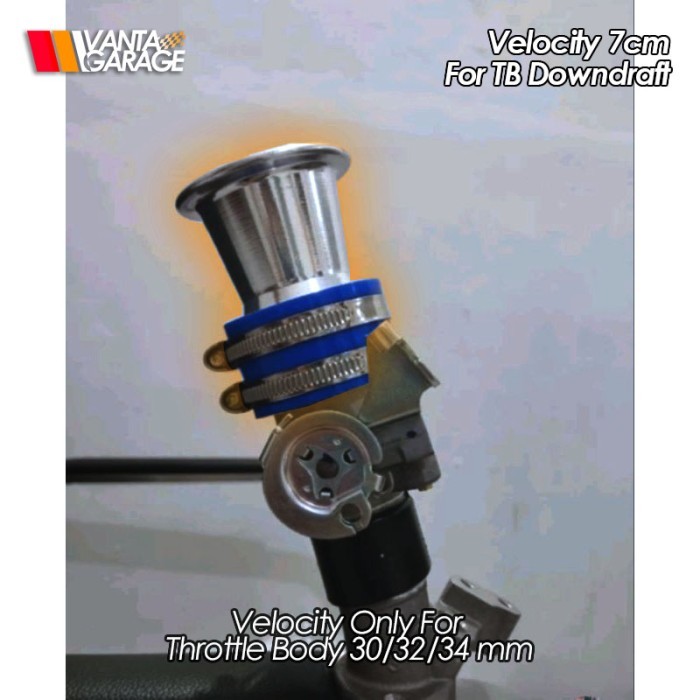 Velocity Downdraft Throttle Body 7cm Vario Beat Mio Matic Aerox Sport