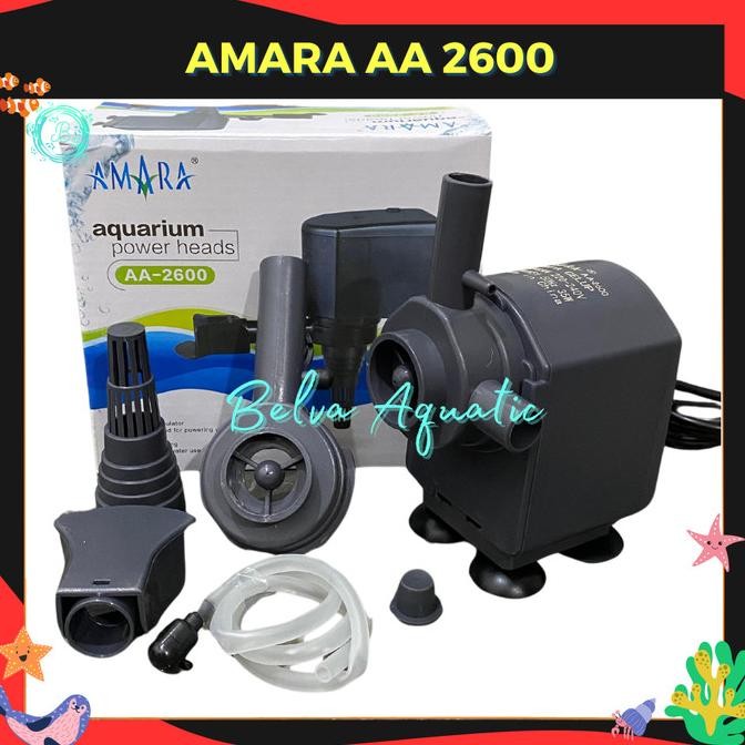 Amara AA 2600 AA-2600 Pompa Celup Aquarium Pompa Hidroponik
