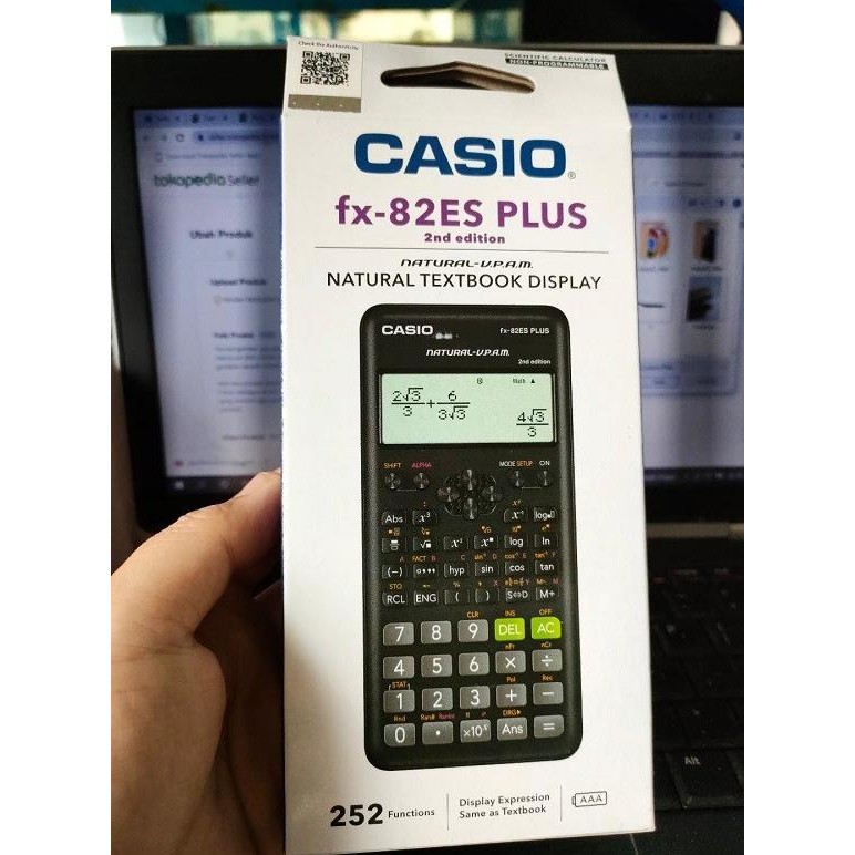 

kalkulator casio scientific fx-82es plus fx82es plus ori original asli