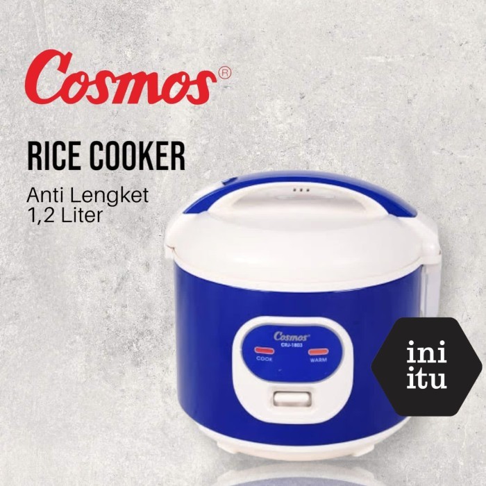 [ Cosmos ] Magic Com / Rice Cooker Mini Cosmos Crj 1803 - 1 Liter