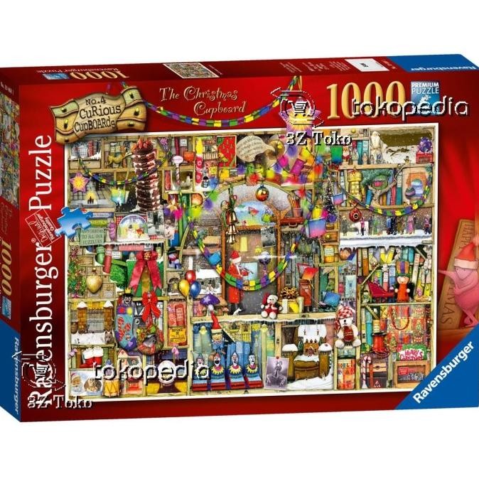 TERBARU - Jigsaw Puzzle: The Christmas Cupboard Colin Thompson - 1000 Piece