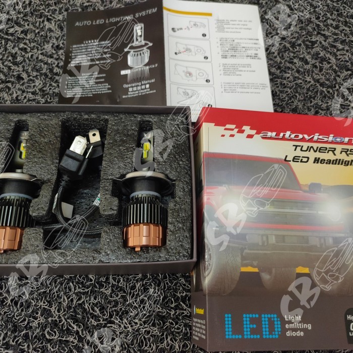 Led Autovision Tuner Rs Led H4 3 Warna 3000K 4300K 6000K Garansi Resmi