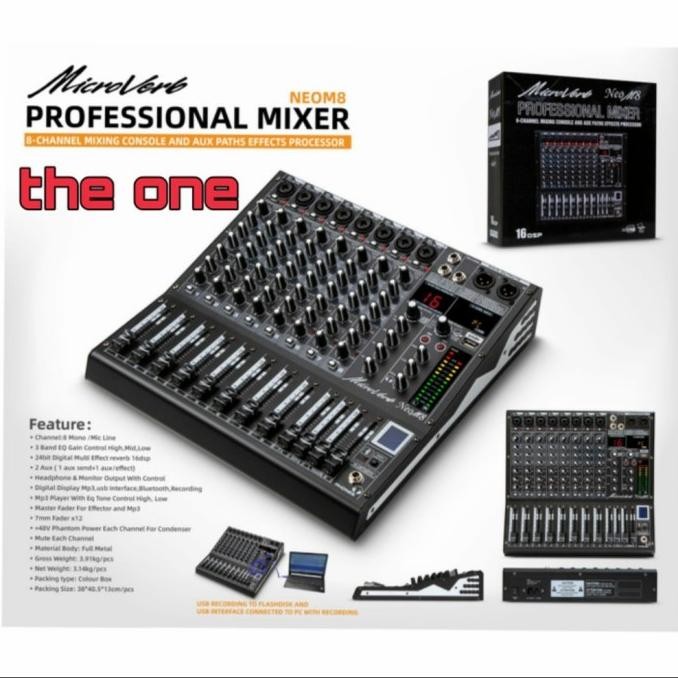 mixer audio microverb election 8 / election8 WAR