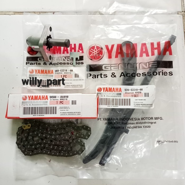 PAKET RANTAI KETENG + LIDAH TENSIONER + TONJOKAN KETENG VEGA ZR