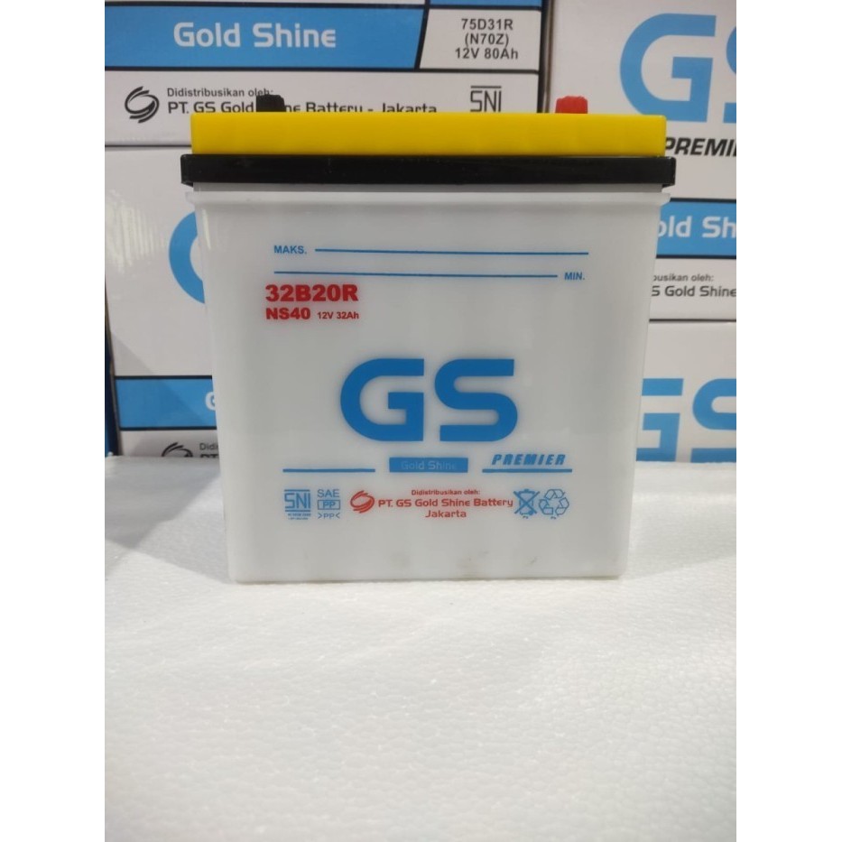 Aki Mobil Daihatsu (Grandmax, Espass) Gs Goldshine Ns40 Aki Basah