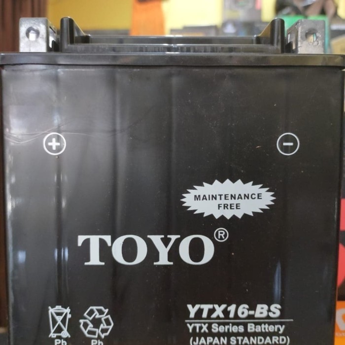 Aki Motor Triumph Tiger 800 Toyo Ytx16-Bs