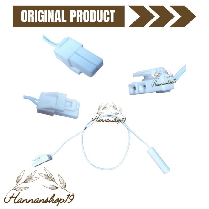 THERMISTOR KULKAS ORIGINAL SHARP 2 PINTU - TERMIS KULKAS ORIGINAL SHARP DUA PINTU - SENSOR SUHU