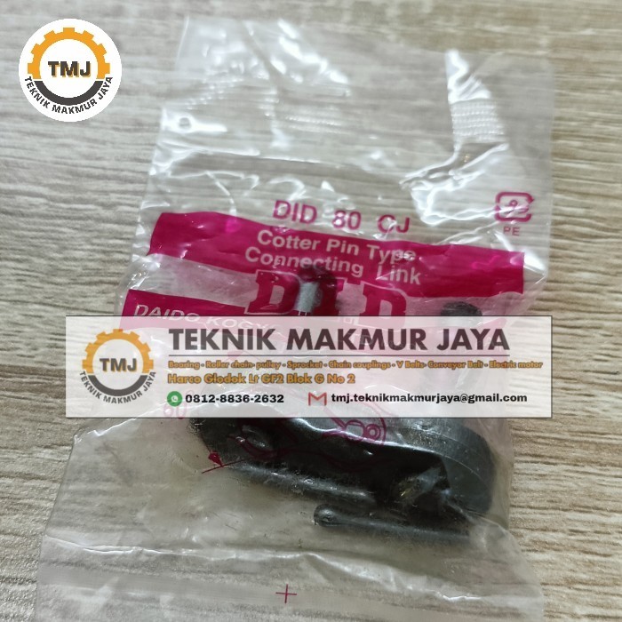 SAMBUNGAN RANTAI RS80-1 DID JEPANG CONNECTING LINK CL 80 - 1 CL80-1