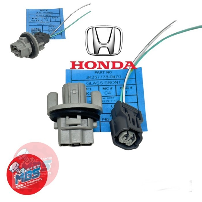 SOKET FITING KABEL LAMPU SEIN T20 HONDA JAZZ CRV CIVIC MOBILIO BRV CRV