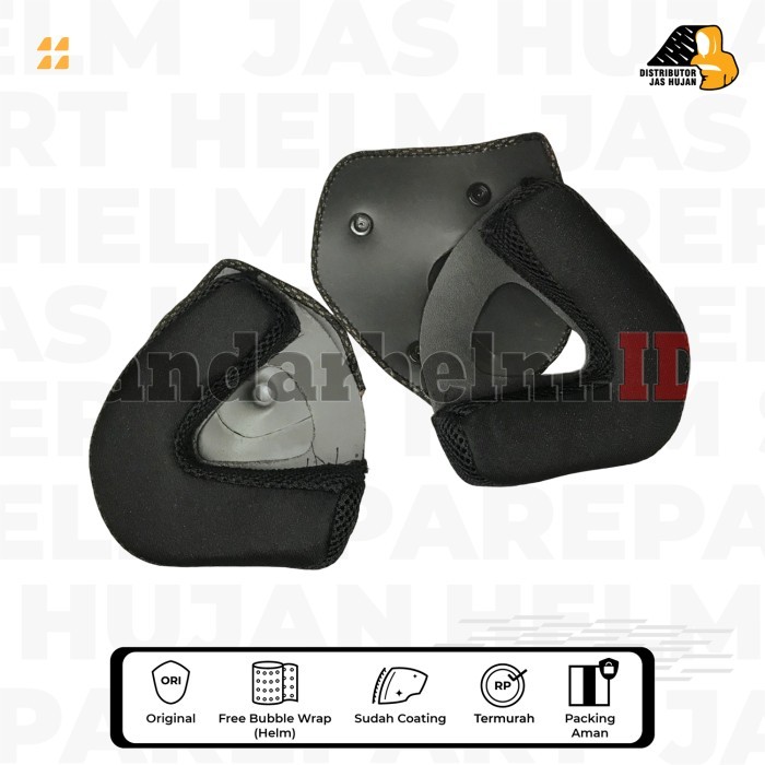 BUSA PIPI BOGO / BUSA HELM SAMPING UNTUK HELM RETRO/ BUSA PIPI RETRO