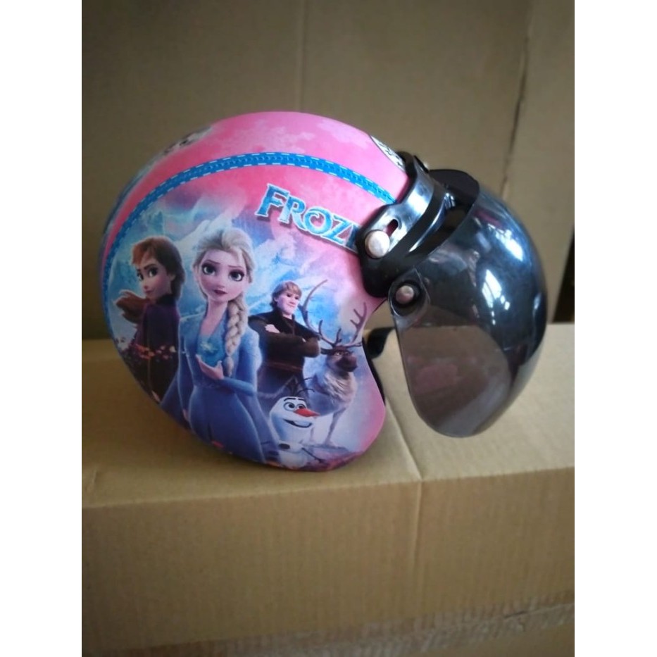 HELM ANAK BOGO MOTIF FROZEN