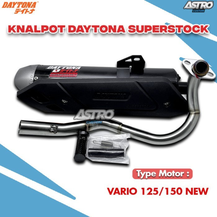 Knalpot Daytona Vario 150 Vario 125 Pcx 160 Vario 160 Kenalpot Racing