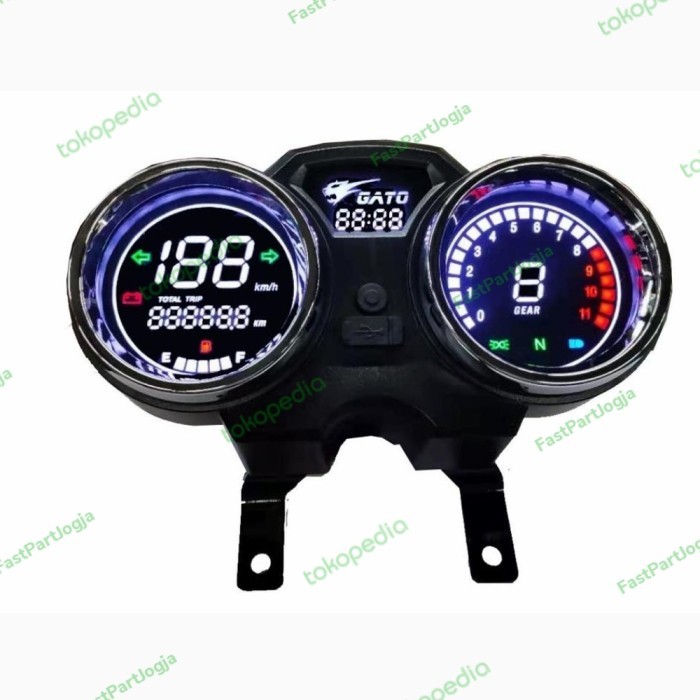 Spedometer Digital Rx King Megapro Tiger Dll Merk Gato