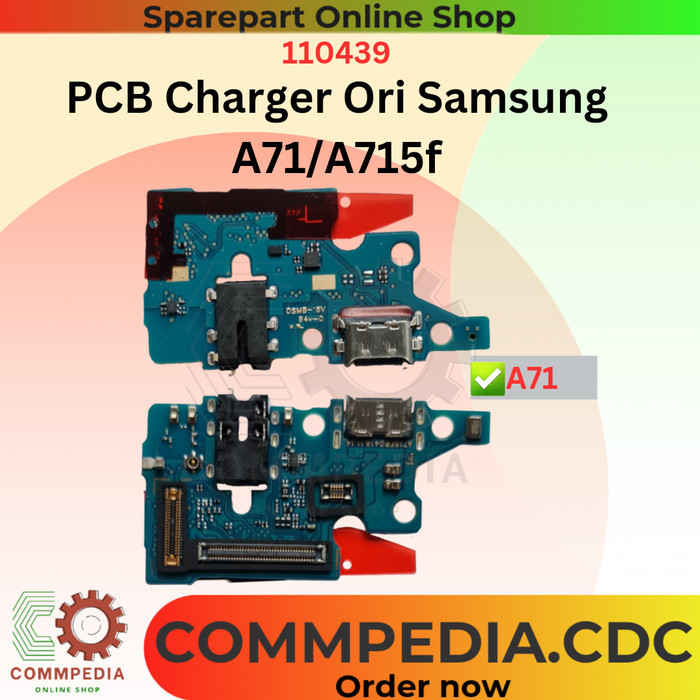 FLEKSIBEL/PCB CHARGER SAMSUNG A71/A715 ORI