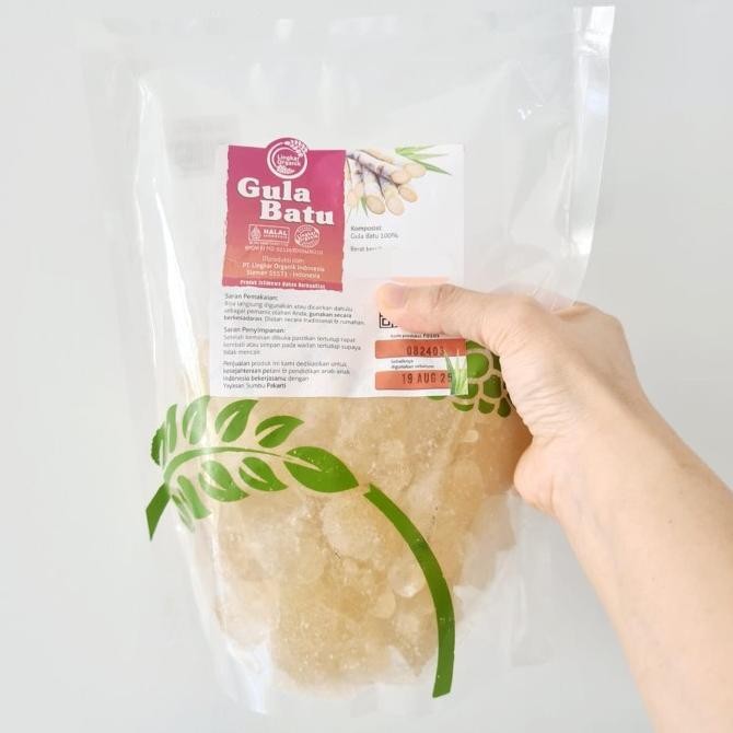 

Ready Lingkar Organik Gula Batu Alami 1KG ( Bebas Pemutih )