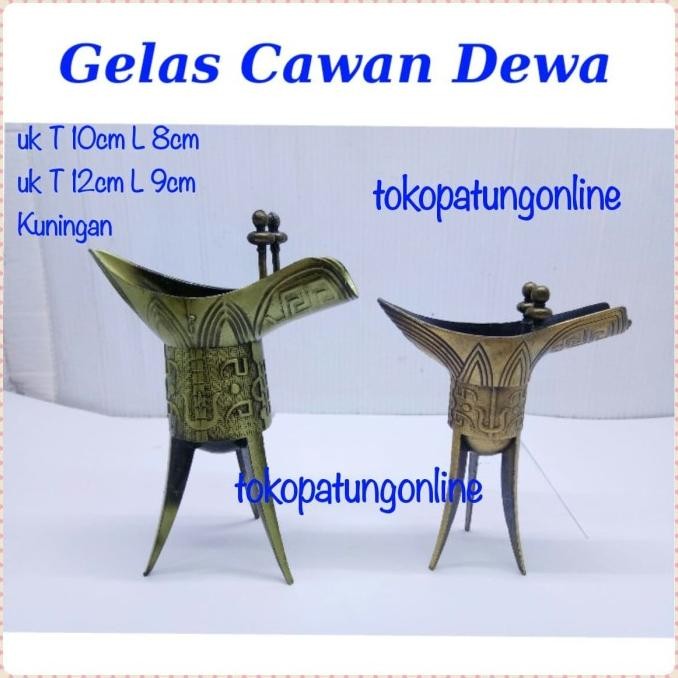 

Ready Gelas Sembahyang Cawan Dewa Kuningan T10