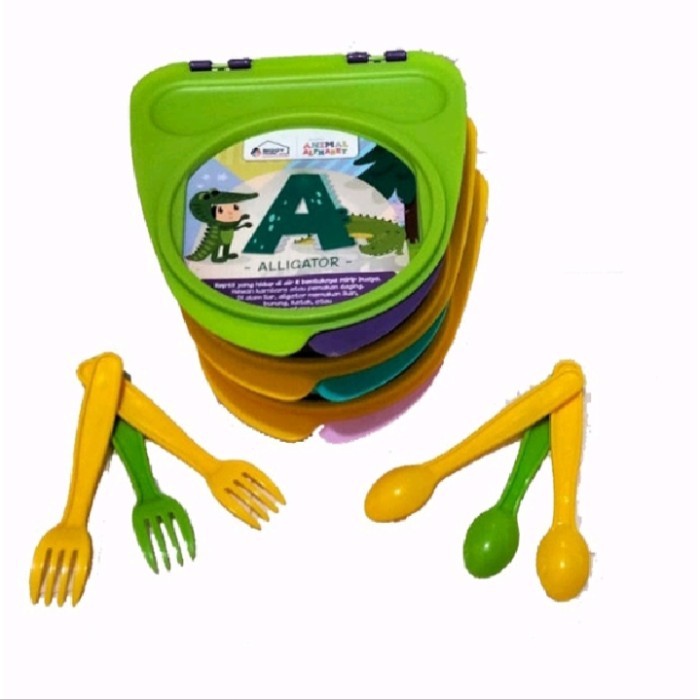 PROMO Wadah Bekal Anak Motif Karakter Lucu Kotak Bekal Bento Ompreng Bekal