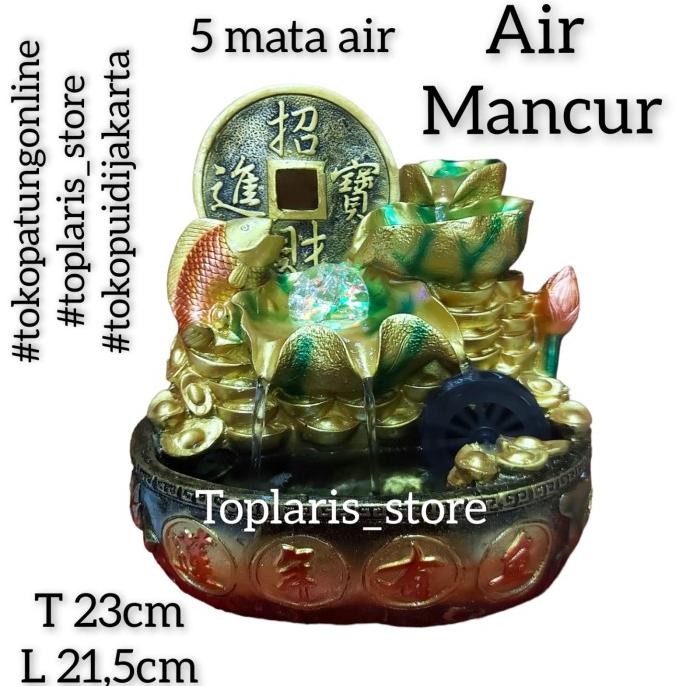 

Ready Pajangan Air Mancur Ikan Koi Fengshui