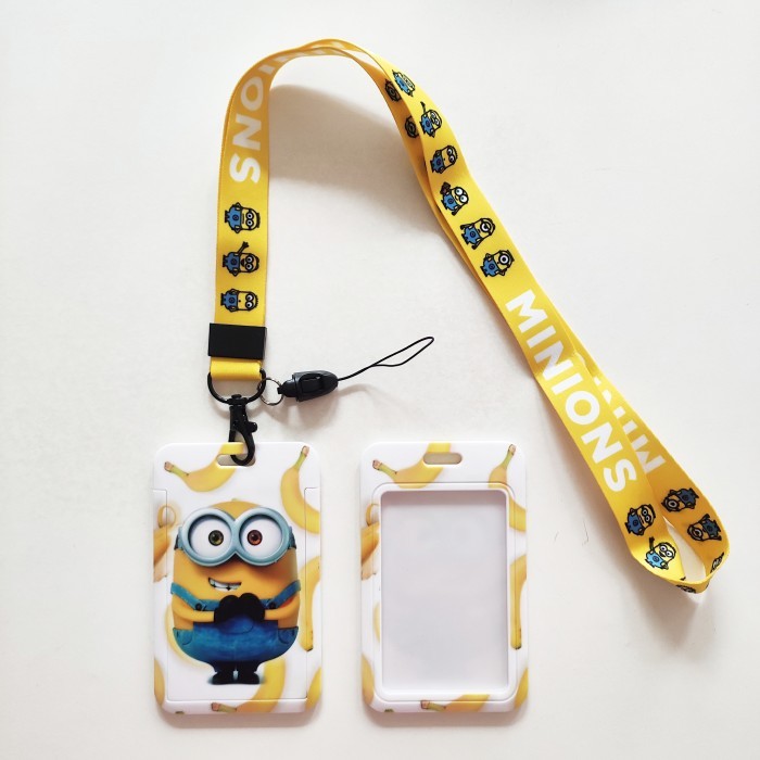

Andra - Id Card Holder Name Tag Lanyard / Kalung Wadah Kartu Minion Lucu