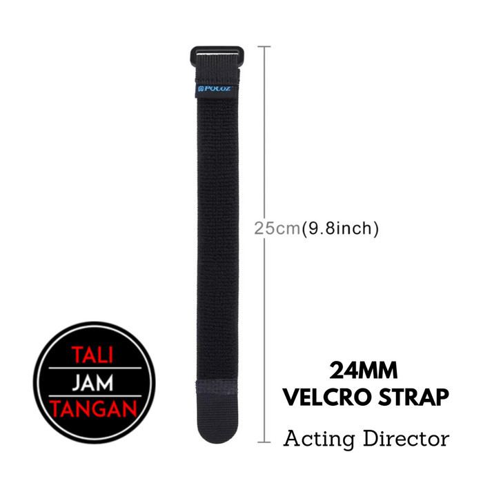 TERBARU 24mm Tali Jam Velcro Strap Bisa Untuk Camera Atau Apple Watch Strap