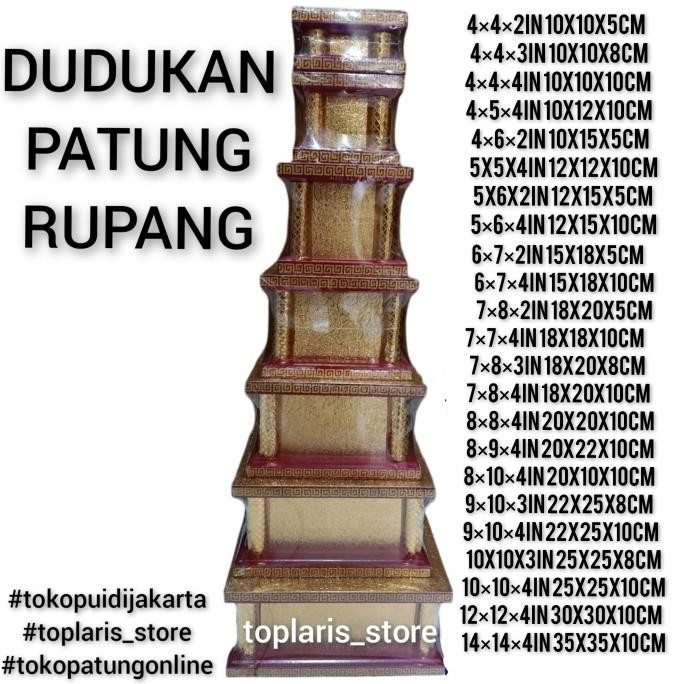 

Ready Dudukan Patung Rupang 022B