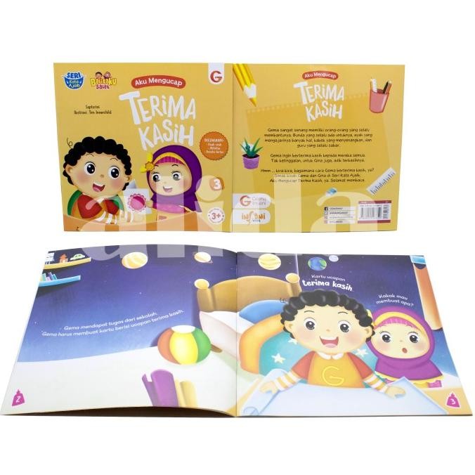 

siap kirim seri kata ajaib aku mengucap maaf terima kasih - buku cerita anak