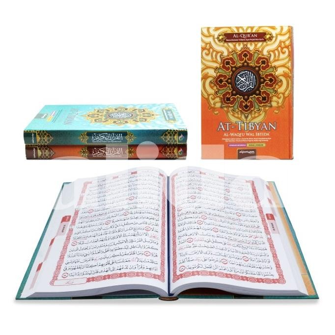 

siap kirim al-quran waqaf ibtida at-tibyan uk b5 alquran attibyan hvs 18 baris