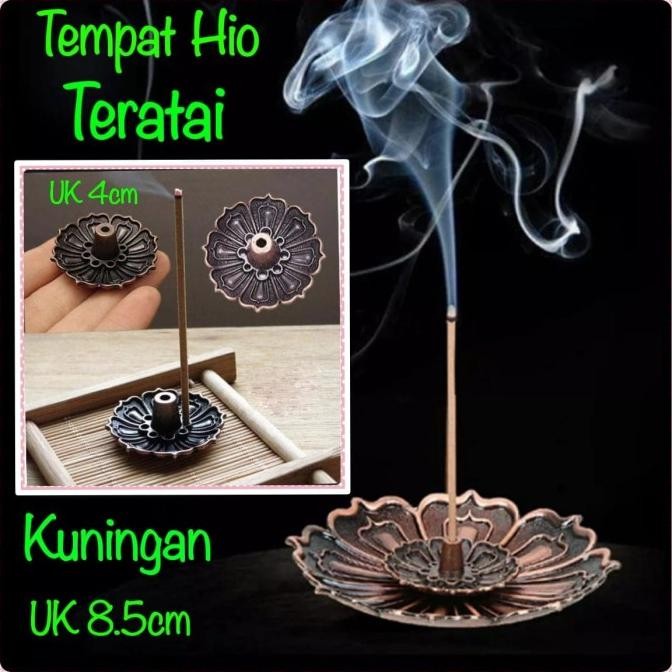 

Ready Tempat Bakar Hio Dupa Asap Teratai Uk 8.5
