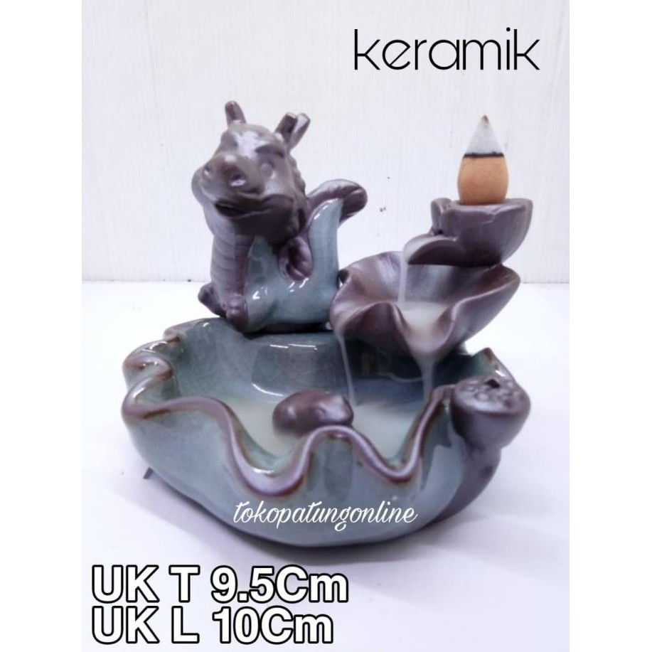 

Ready Tempat Bakar Dupa Asep Naga Keramik