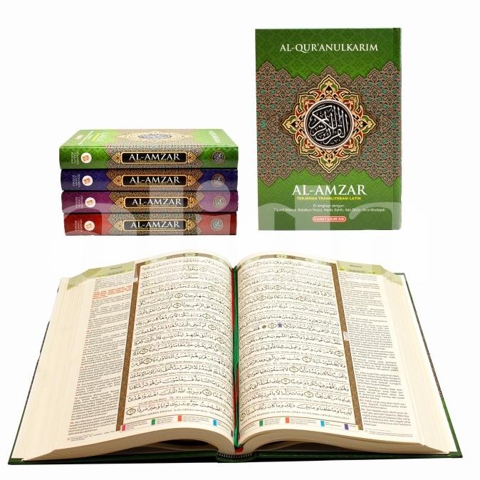 

siap kirim alquran tajwid al-amzar terjemah latin uk a5 al-quran alamzar