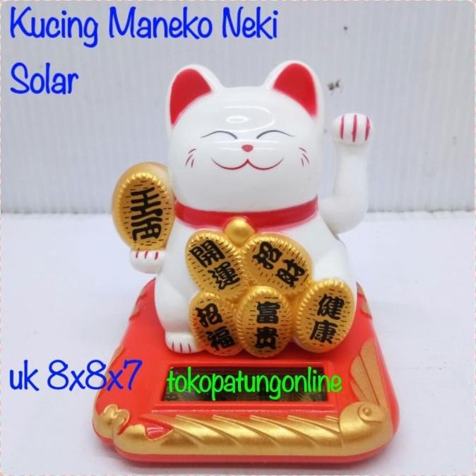 

Ready Kucing Maneko Neki New Emas Mini