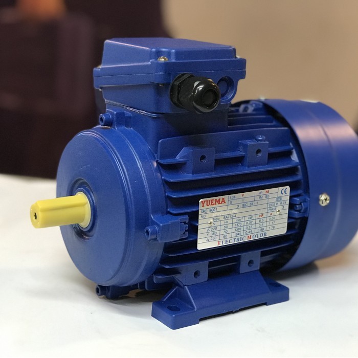 Elektromotor 1/4 hp 0,25 hp 4 pole 1500 rpm 3 phase Siap Kirim
