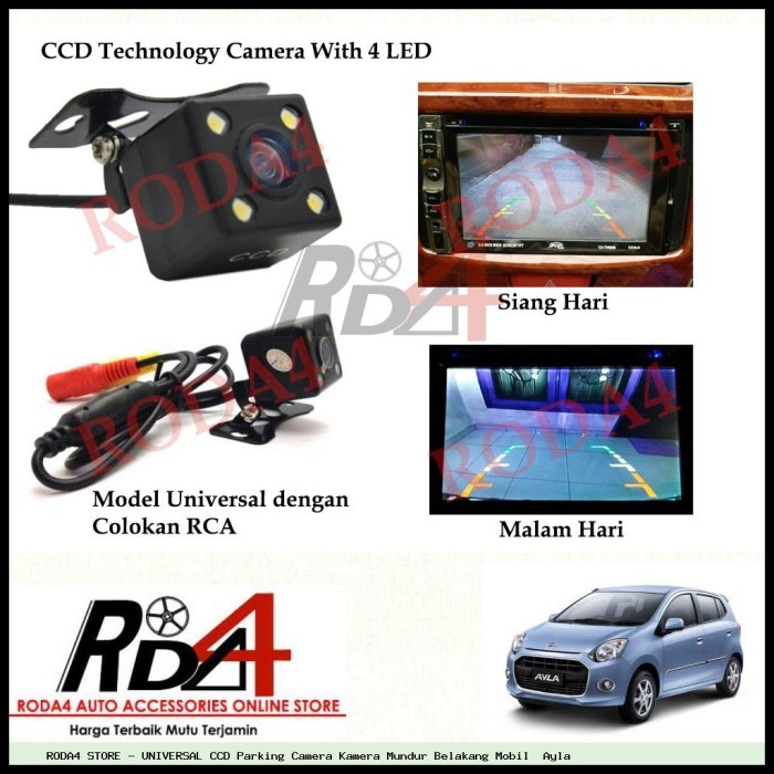 Universal Ccd Camera Kamera Mundur Belakang Mobil Ayla