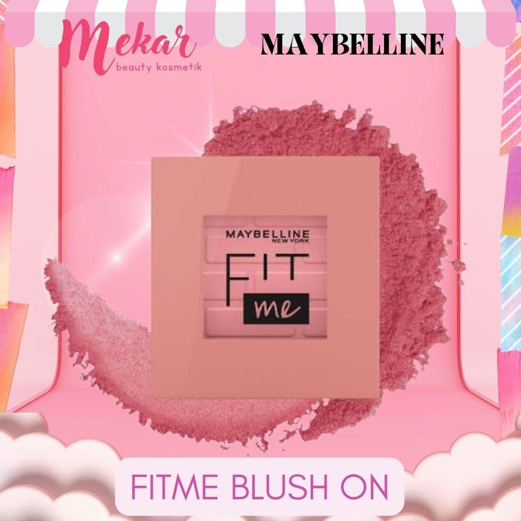MAYBELLINE Fit Me Blush On 10g | Blush On Maybelline | Perona Pipi Maybelline | BPOM | 100% Original