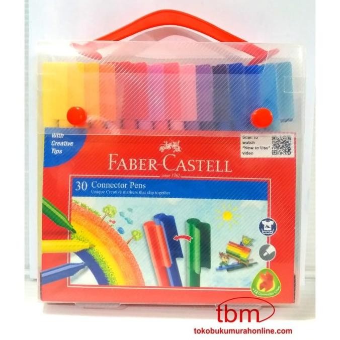 

Sale Faber Castell 30 Connector Pens Set Gift / 30 Spidol Faber Castell