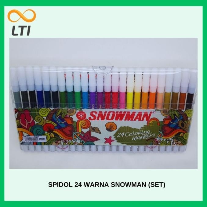 

Sale Spidol Snowman 24 Warna Pw-24A Coloring Markers Snowman / Set