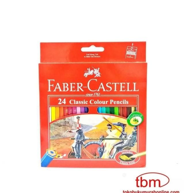 

Sale Pensil Warna 24 Classic Ht Colour Pencils Faber-Castle