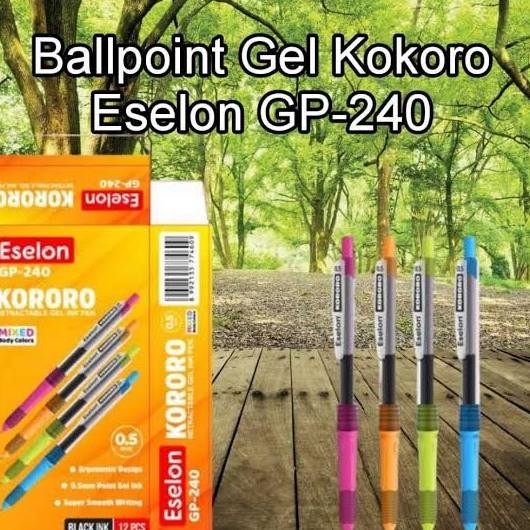 

best produk] [HARGA PER PCS] Pulpen Gel Eselon Kororo GP-240 / Bolpoin