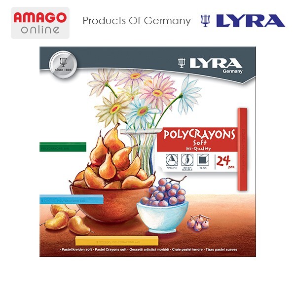 

LYRA POLYCRAYON ARTIST STICK SOFT / 24 COLORS - 5651240