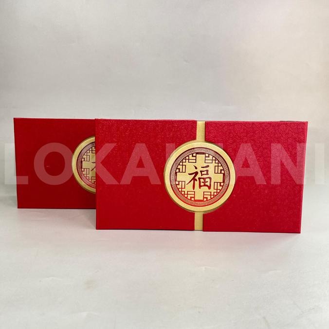 :=:=:=:=] Box Kue Setengah Loyang / Kotak Bolu Gulung /Box Kue Maghnet Imlek CNY