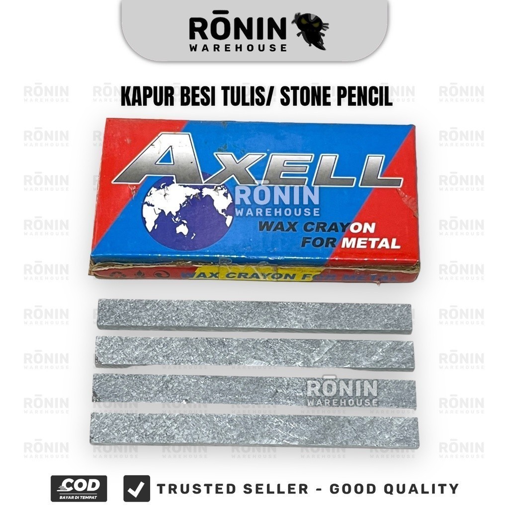 

[12 pcs] AXELL Kapur Besi Pensil Tulis Stone Pencil