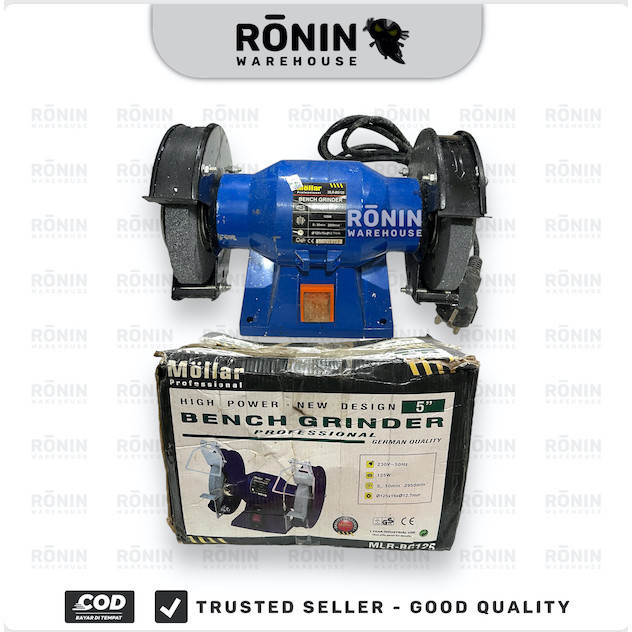 MOLLAR Mesin Gerinda Duduk MLR-BG125 Bench Grinder
