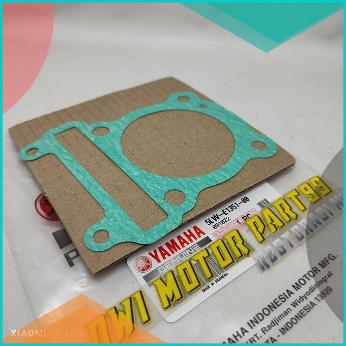 GASKET PAKING BLOK SEHER BAWAH MIO SPOTY SMILE NOUVO ORIGINAL ORI YAM