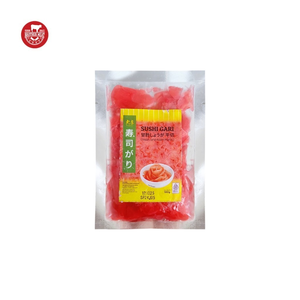 

Daikichi Sushi Gari Red Pickled 100gr - Brothermeatshop